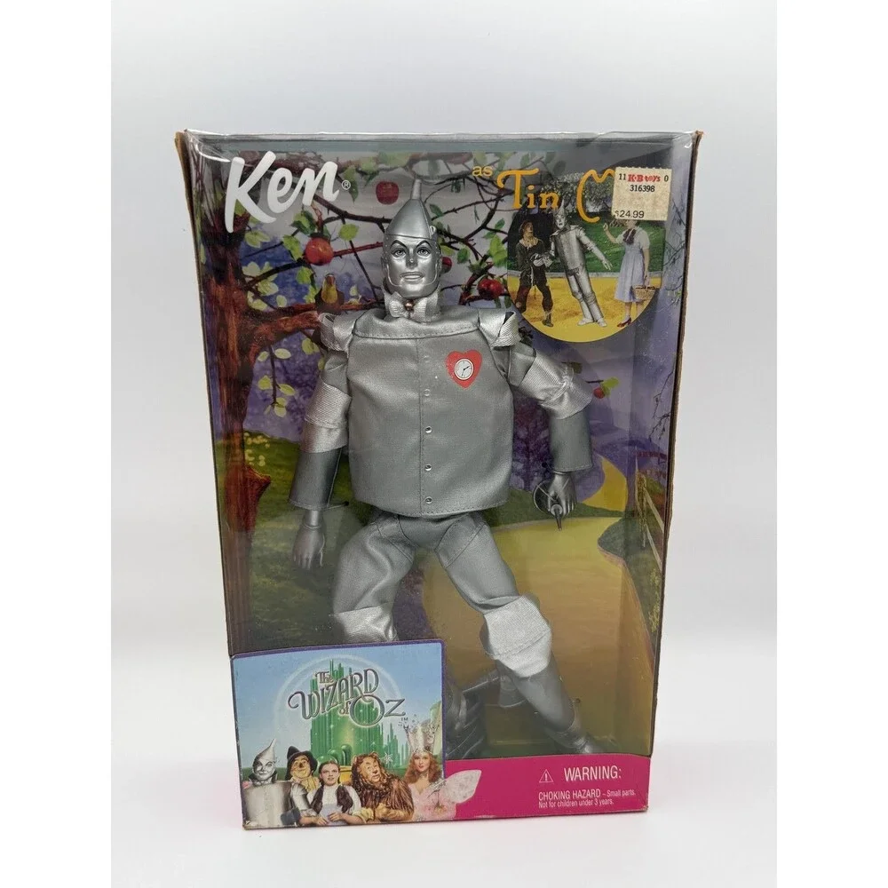 Vintage Mattel Ken Doll Tin Man Wizard Of Oz 12 In Barbie Boxed New Collector
